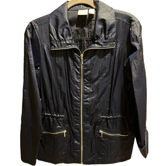 65. WOMENS CHICO’S 1/M DETAIL JACKET - Picture 1 of 6
